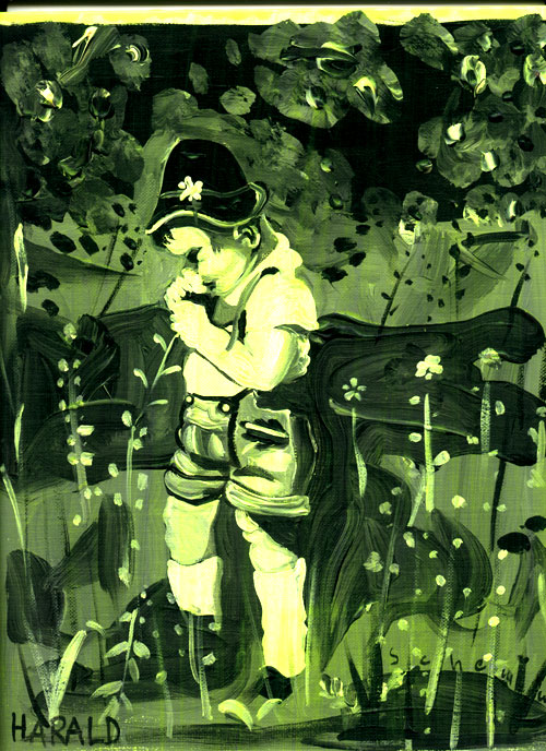 Der Künstler als junger Mann