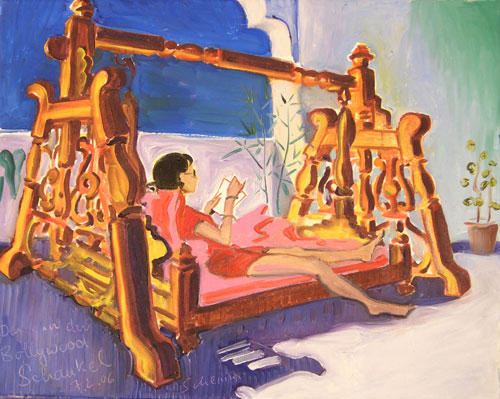 Dani in der Bollywoodschaukel