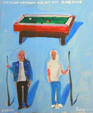 Meistens gewinnt der mit der Jeansjacke